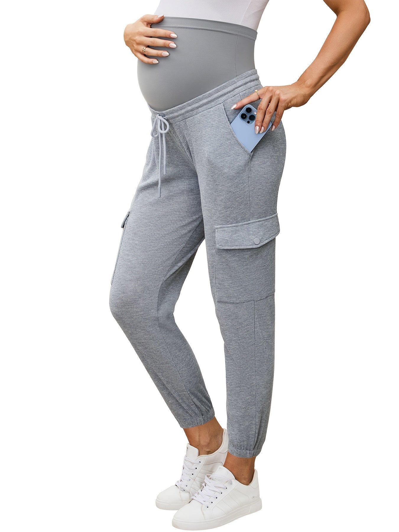 Maternity Cargo Joggers With Pockets (Assorted Options)