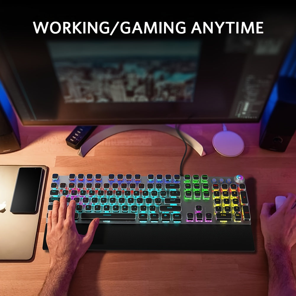 LED Rainbow Gaming Keyboard Backlit USB (Assorted Styles)