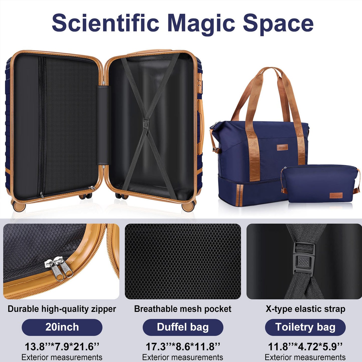 Quick Travel Suitcase & Luggage Set (Assorted Styles)