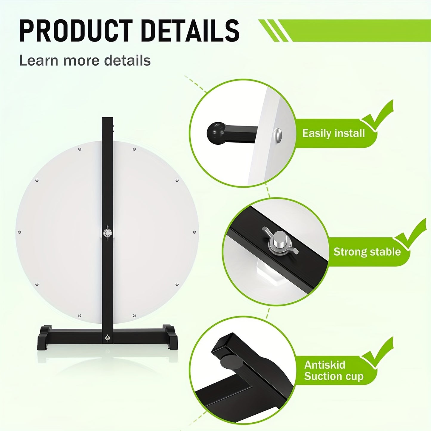 Spinning Prize Wheel Heavy Duty Base