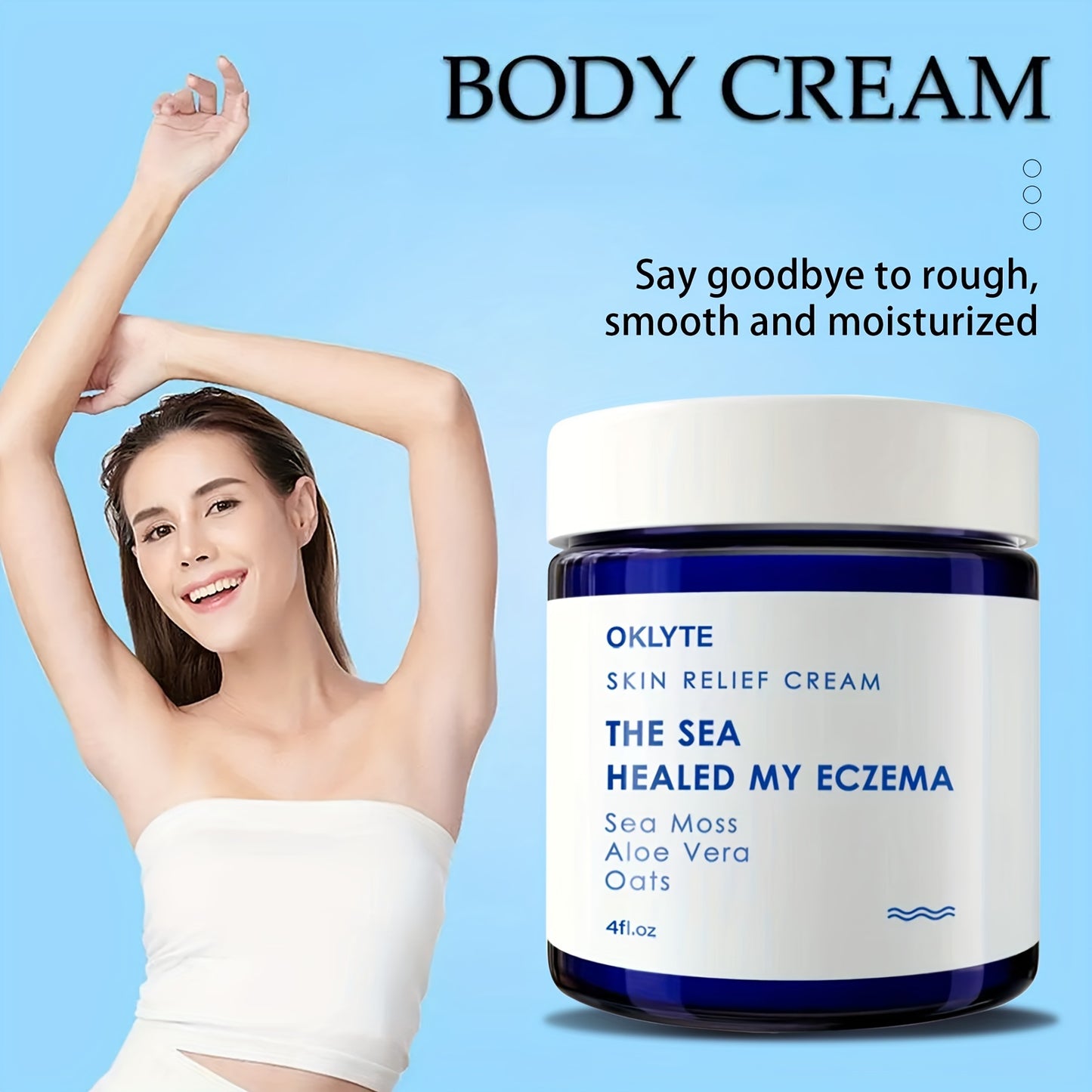 Eczema Natural Soothing Cream for Sensitive Skin (100 g)