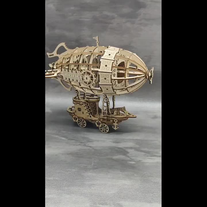 3D Wooden Puzzle Airship Model kit