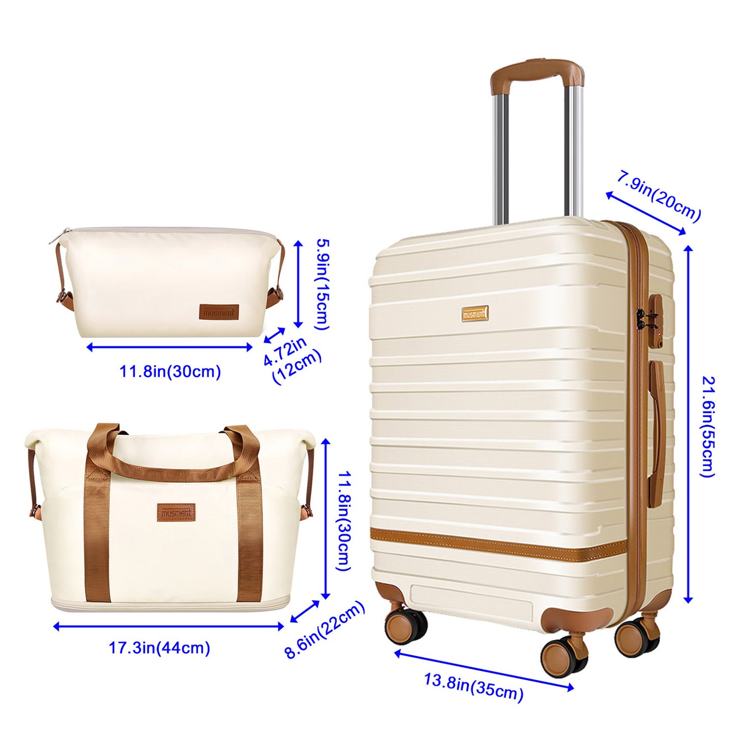 Quick Travel Suitcase & Luggage Set (Assorted Styles)