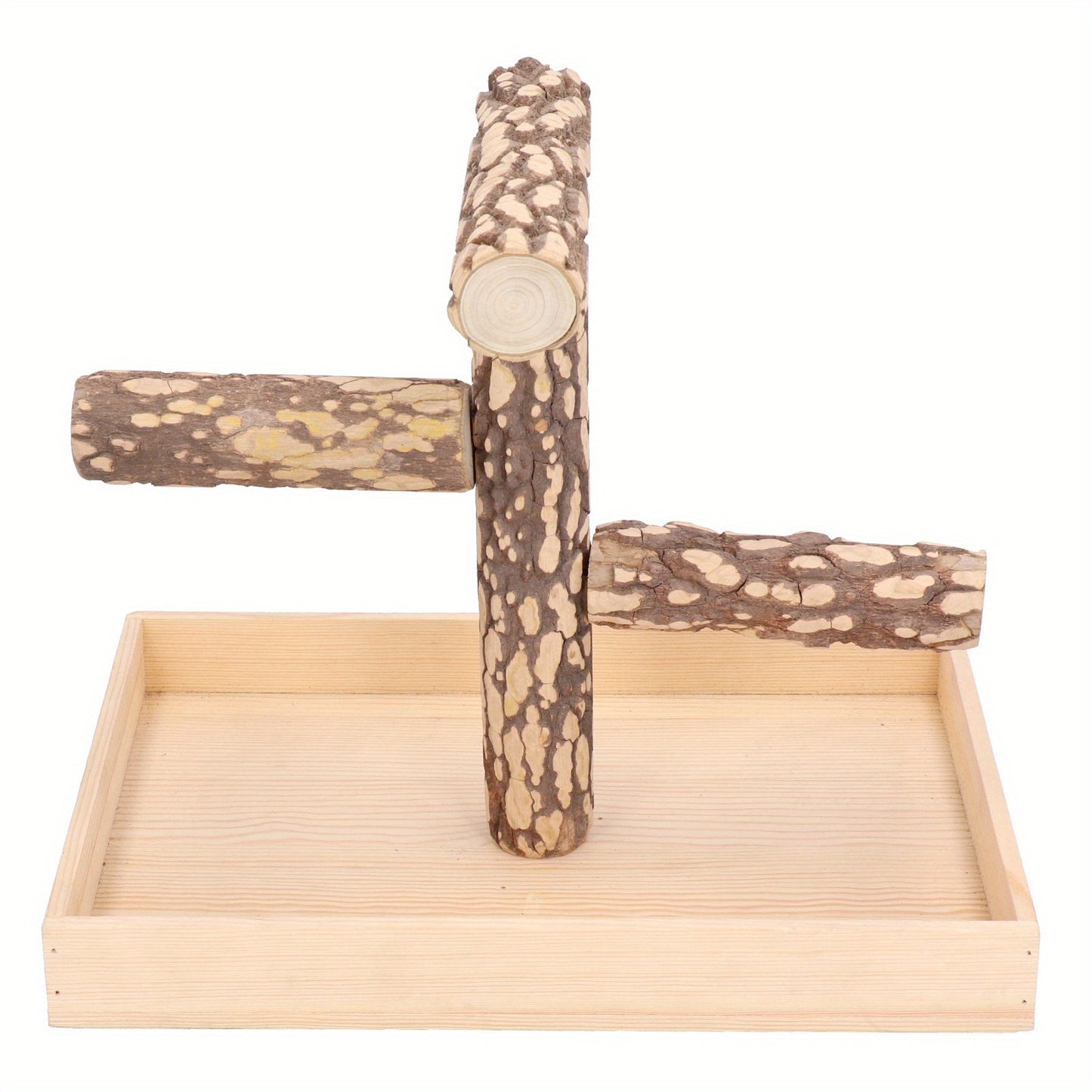 Rugged Natural Bird Play Stand