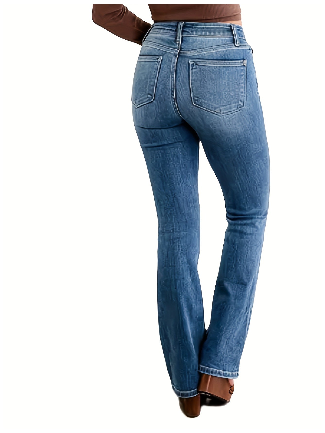 Fashion High Waist Stretch Slim Straight Jeans (Assorted Styles)