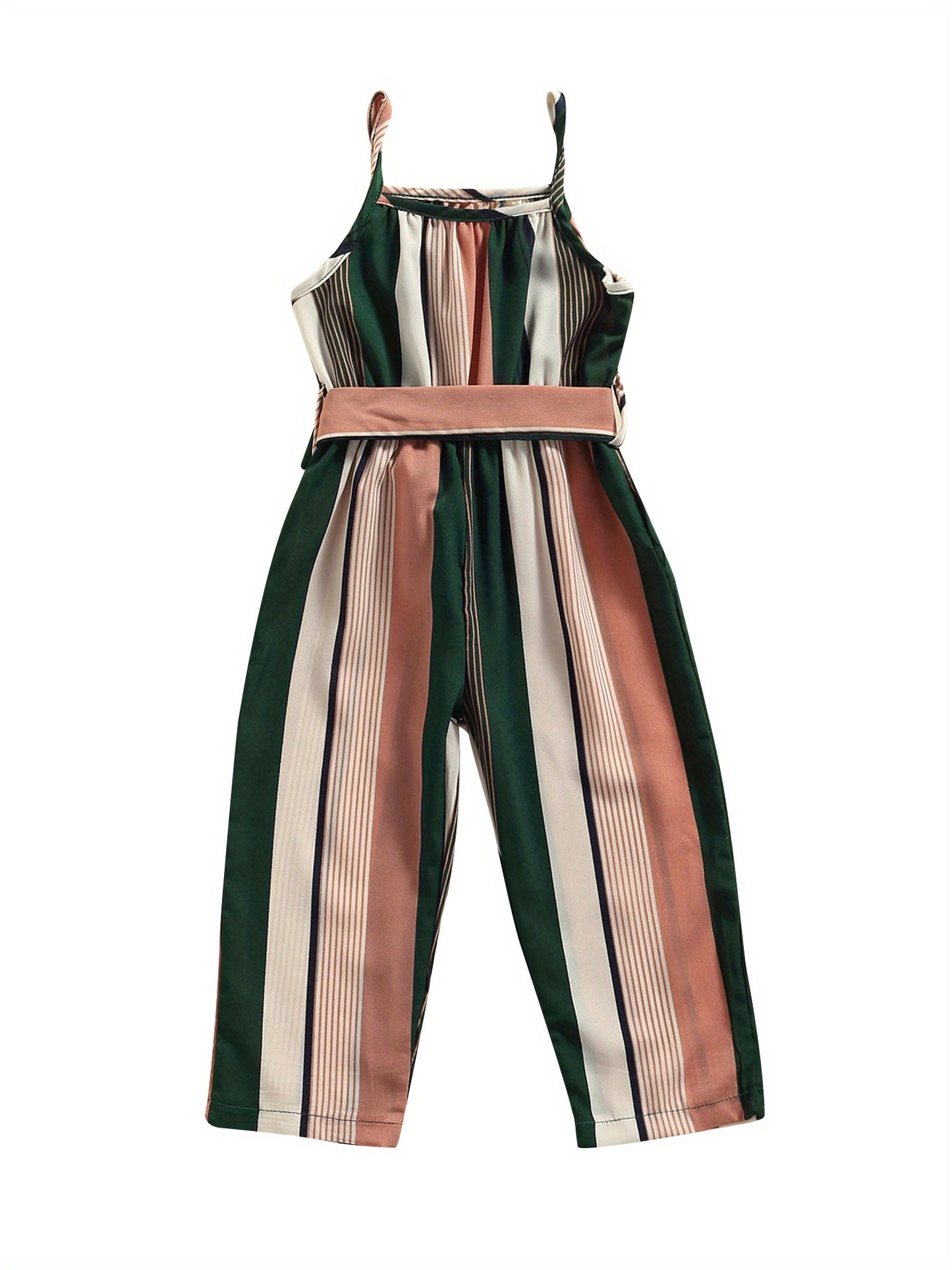 Suspender Jumpsuit Stripe Printing One-Piece (Assorted Sizes)