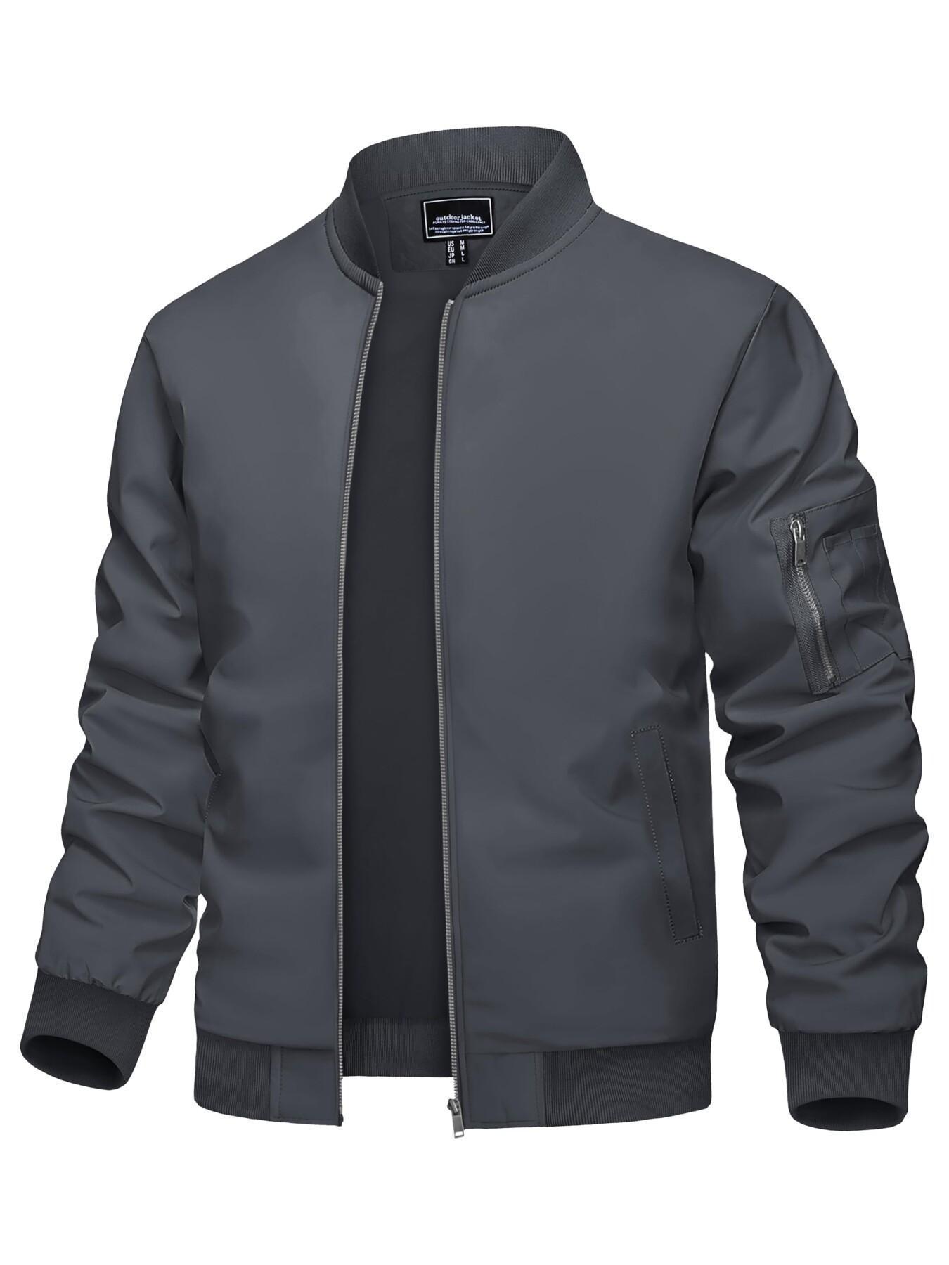 Lightweight Casual Jacket Full Zip (Assorted Colors)