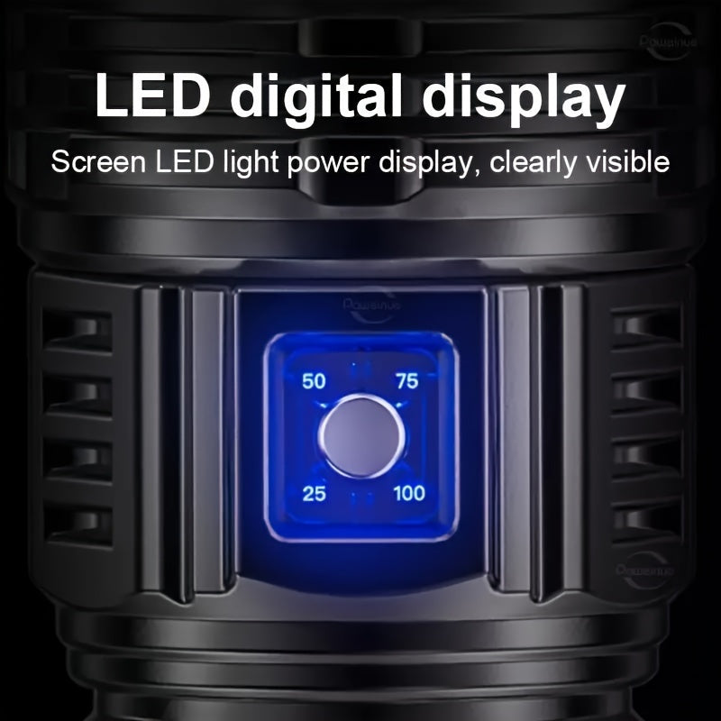 Giant Rechargeable LED Flashlight And Power Bank