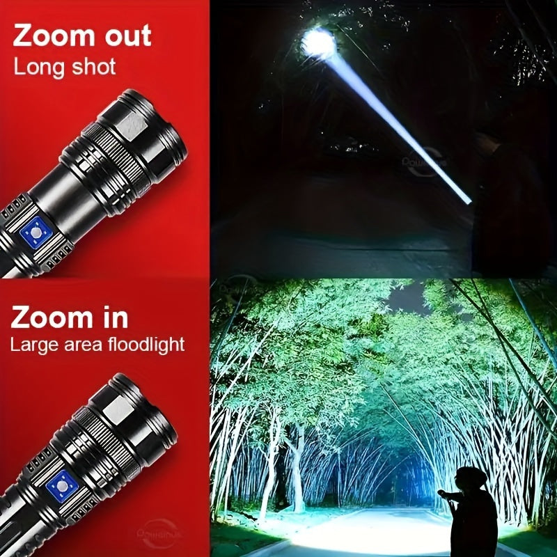 Giant Rechargeable LED Flashlight And Power Bank