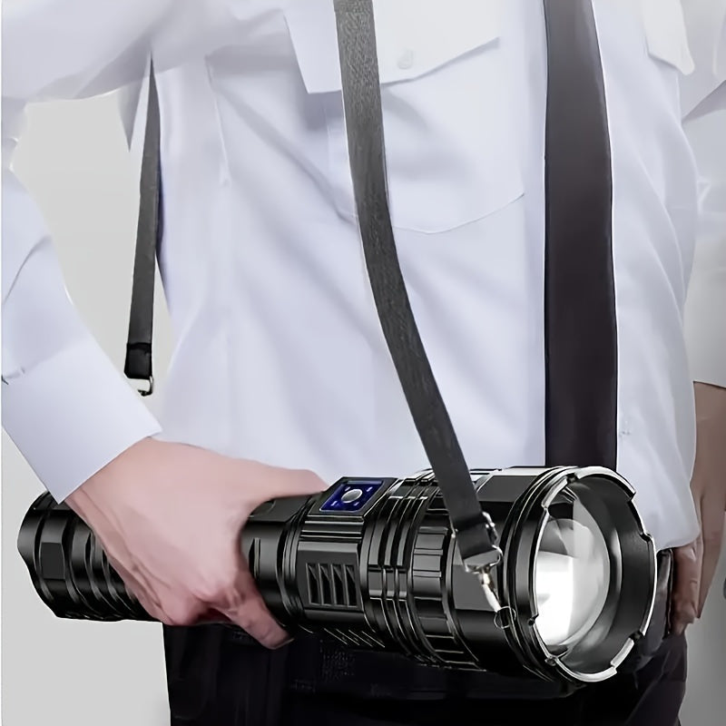 Giant Rechargeable LED Flashlight And Power Bank