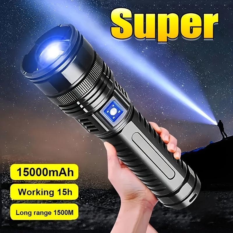 Giant Rechargeable LED Flashlight And Power Bank