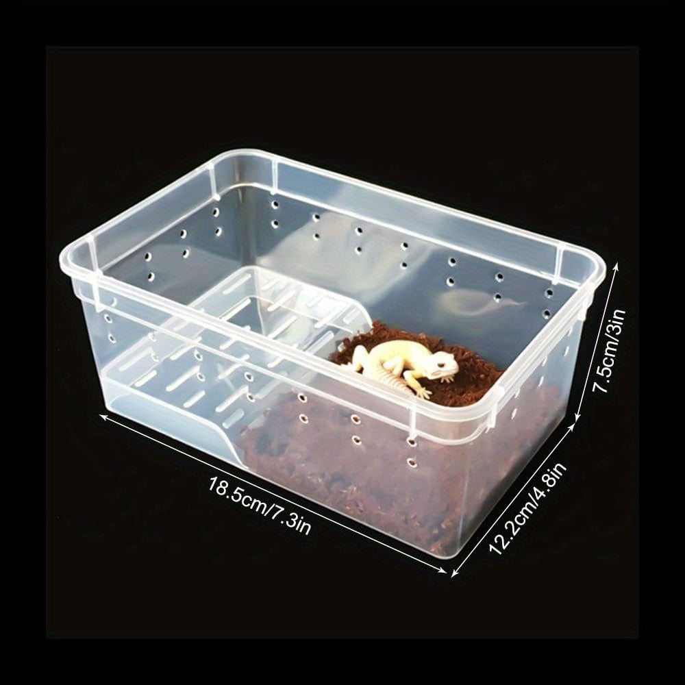 Acrylic Reptile Feeding And Breeding Cabinet (Black)