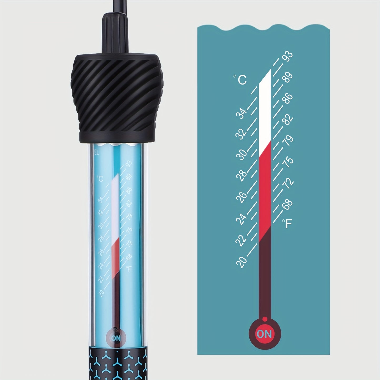 Adjustable Submersible Aquarium Heater (Assorted Sizes)