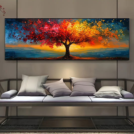 Large Abstract Tree of Life Canvas Print (No Frame)