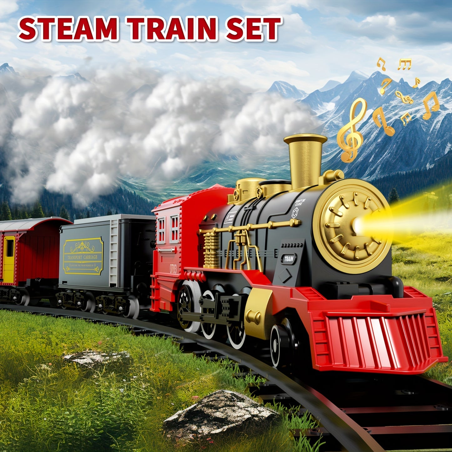 Electric Train Set for Kids