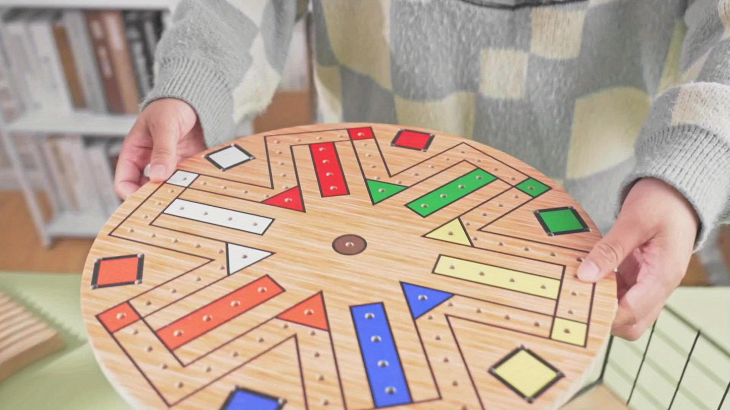 Fast Track Board Game Wooden (3-6 Players)