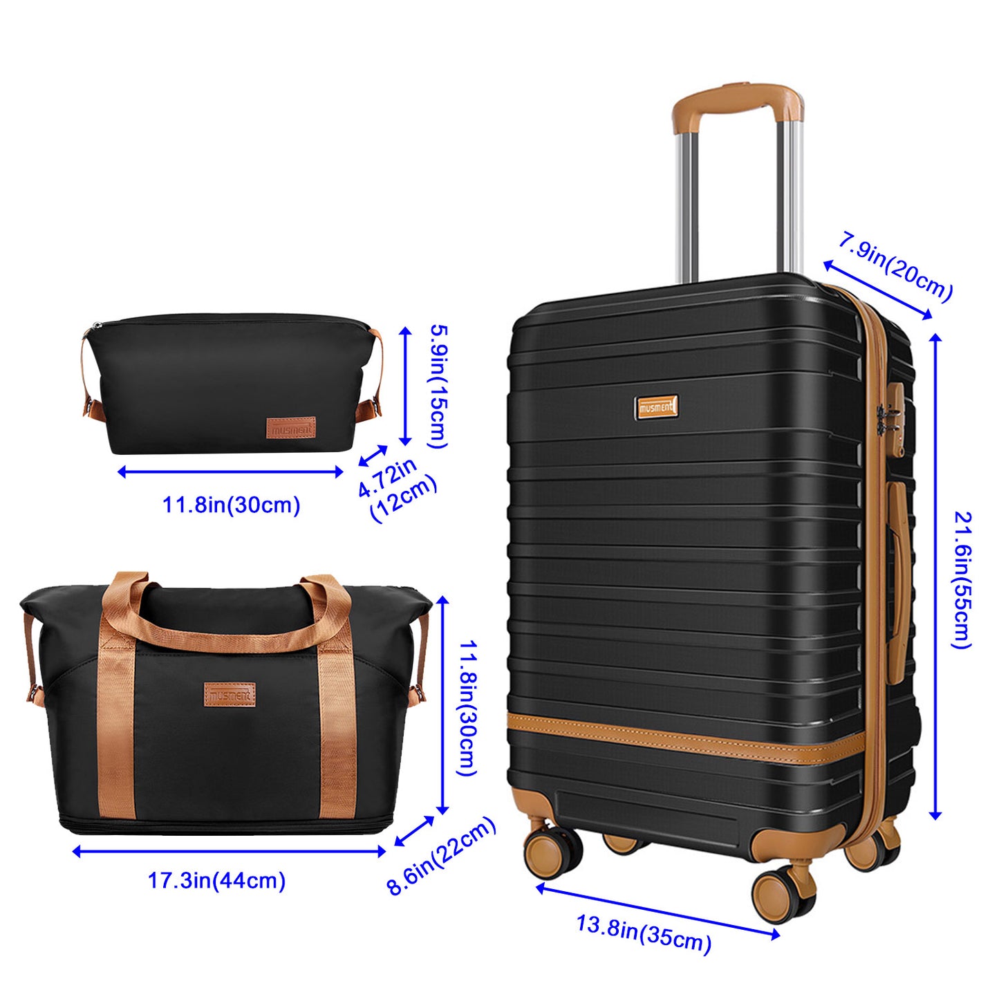 Quick Travel Suitcase & Luggage Set (Assorted Styles)