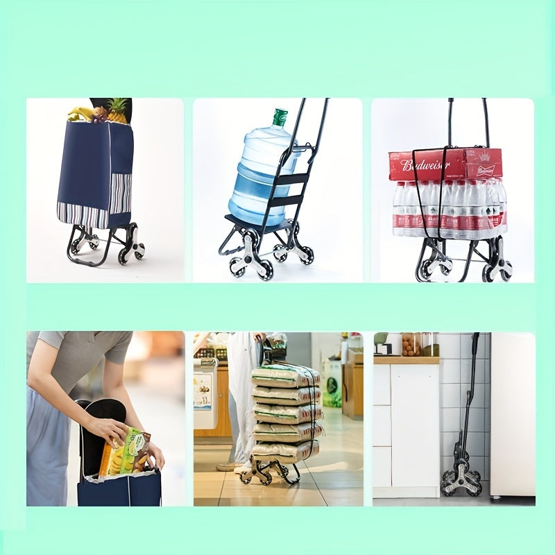 Folding Travel Cart With Adjustable Handle