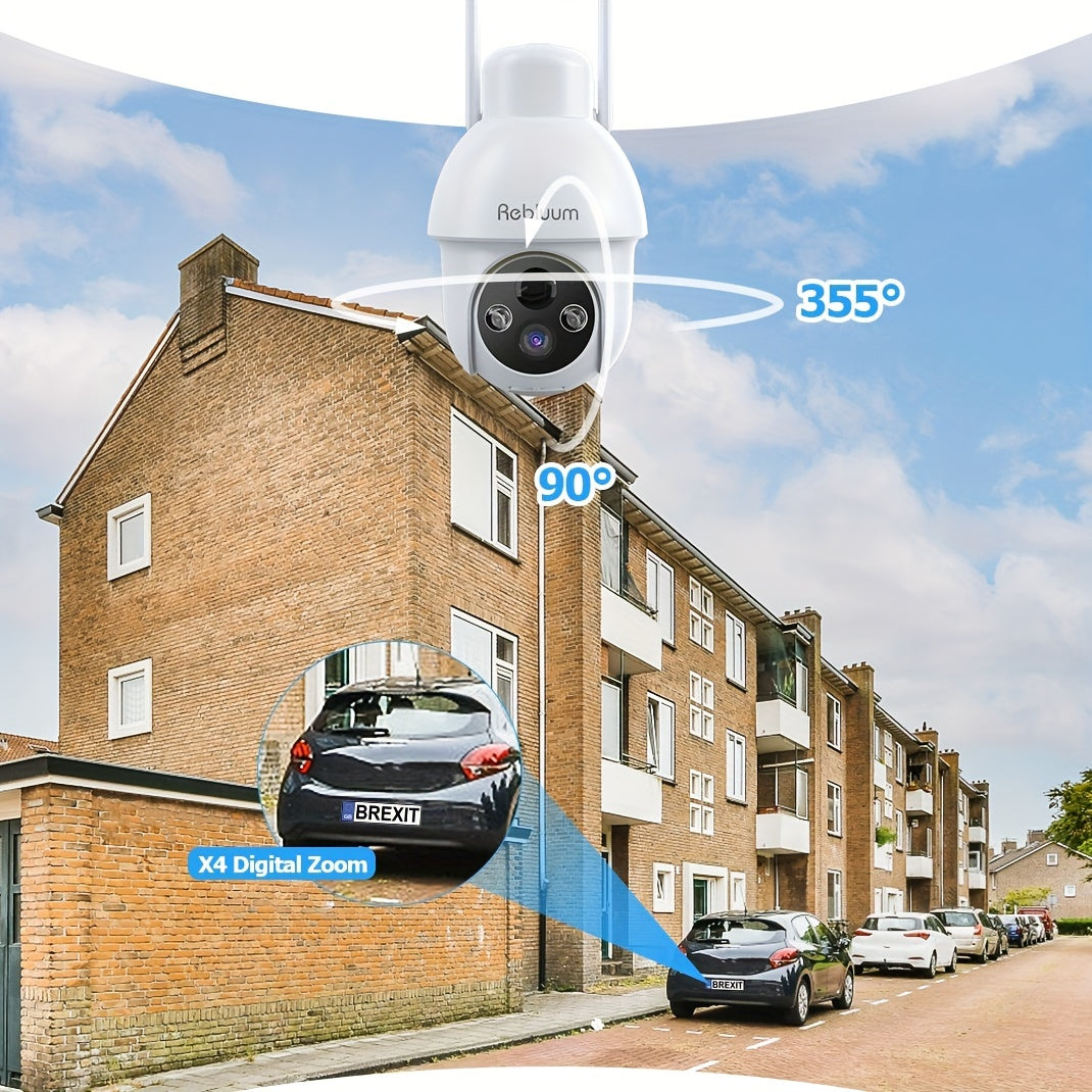 Solar Wireless Outdoor Security Camera System