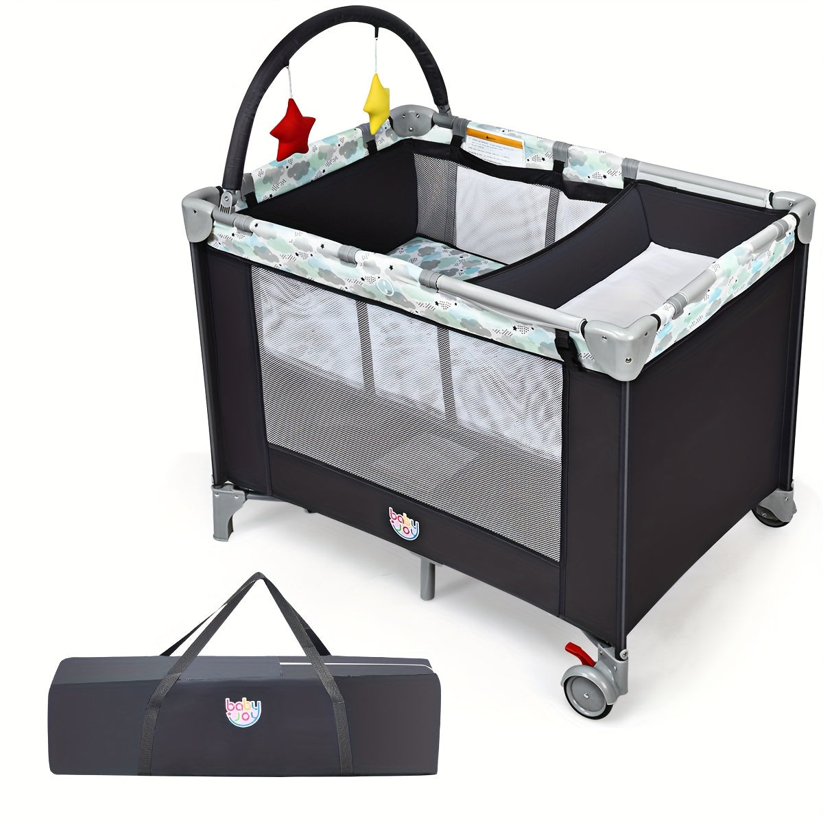 Portable Playpen With Changing Station