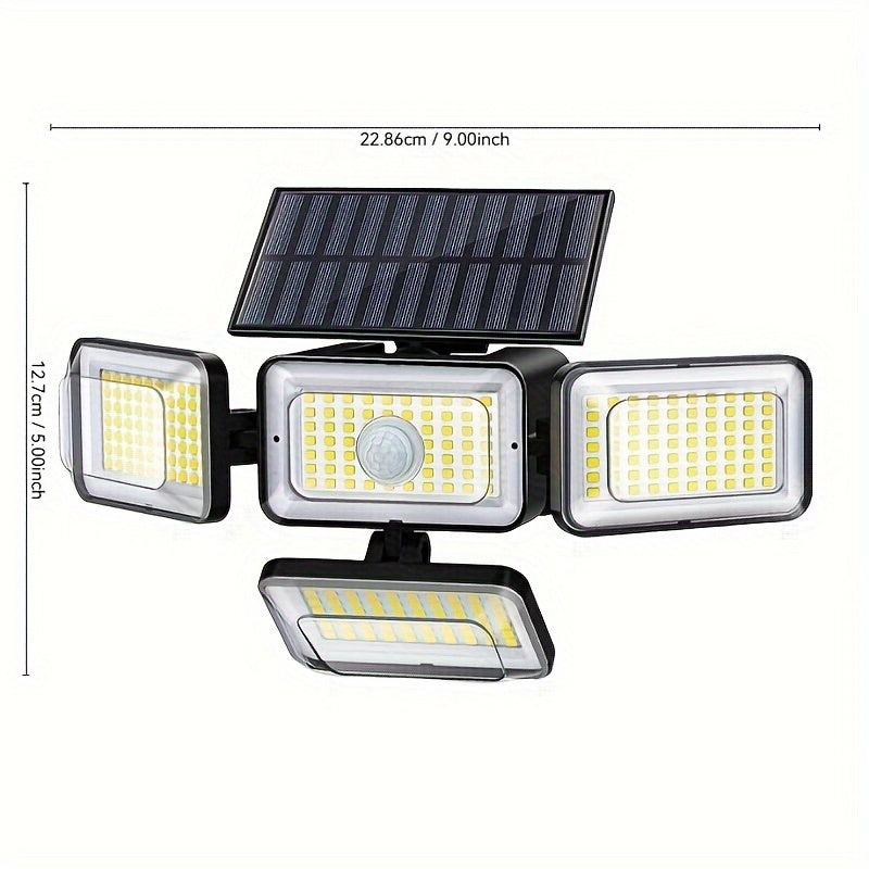 Solar Motion Sensor Outdoor Floodlight (Assorted Options)