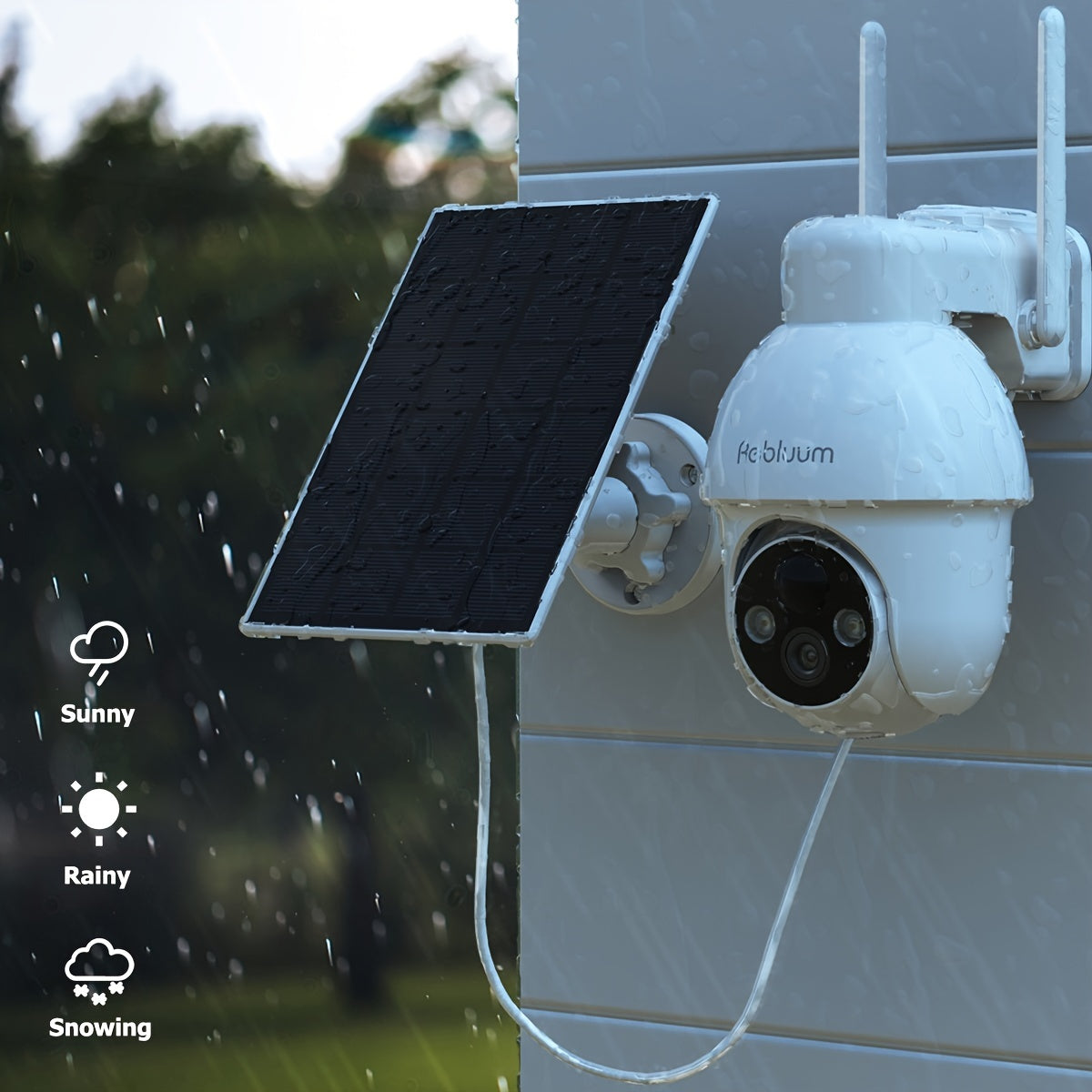 Solar Wireless Outdoor Security Camera System