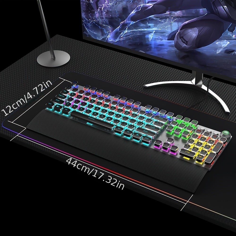 LED Rainbow Gaming Keyboard Backlit USB (Assorted Styles)