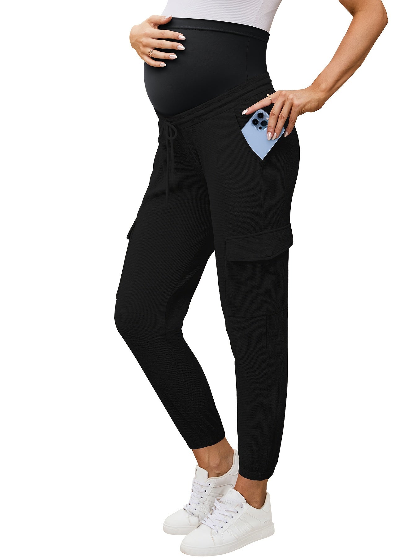 Maternity Cargo Joggers With Pockets (Assorted Options)