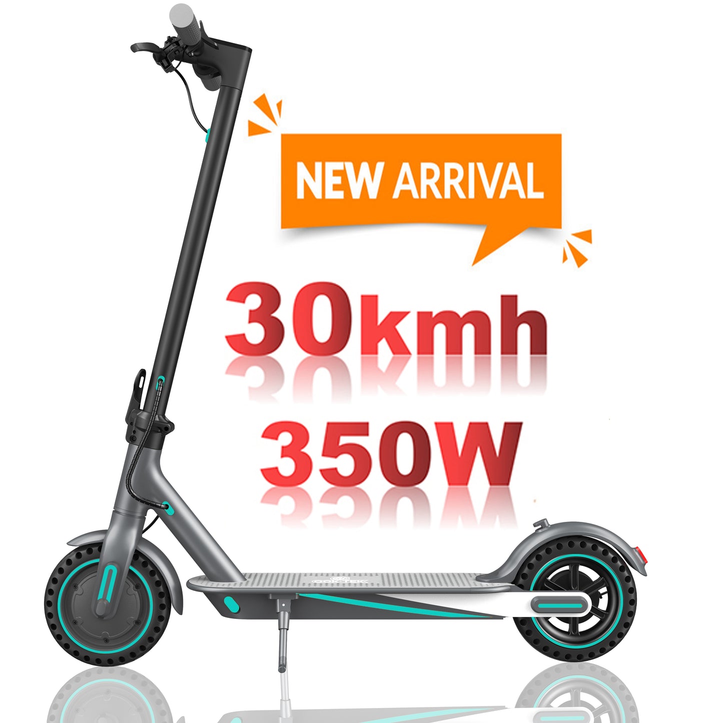 Smart Electric Scooter For Adults (Blue)