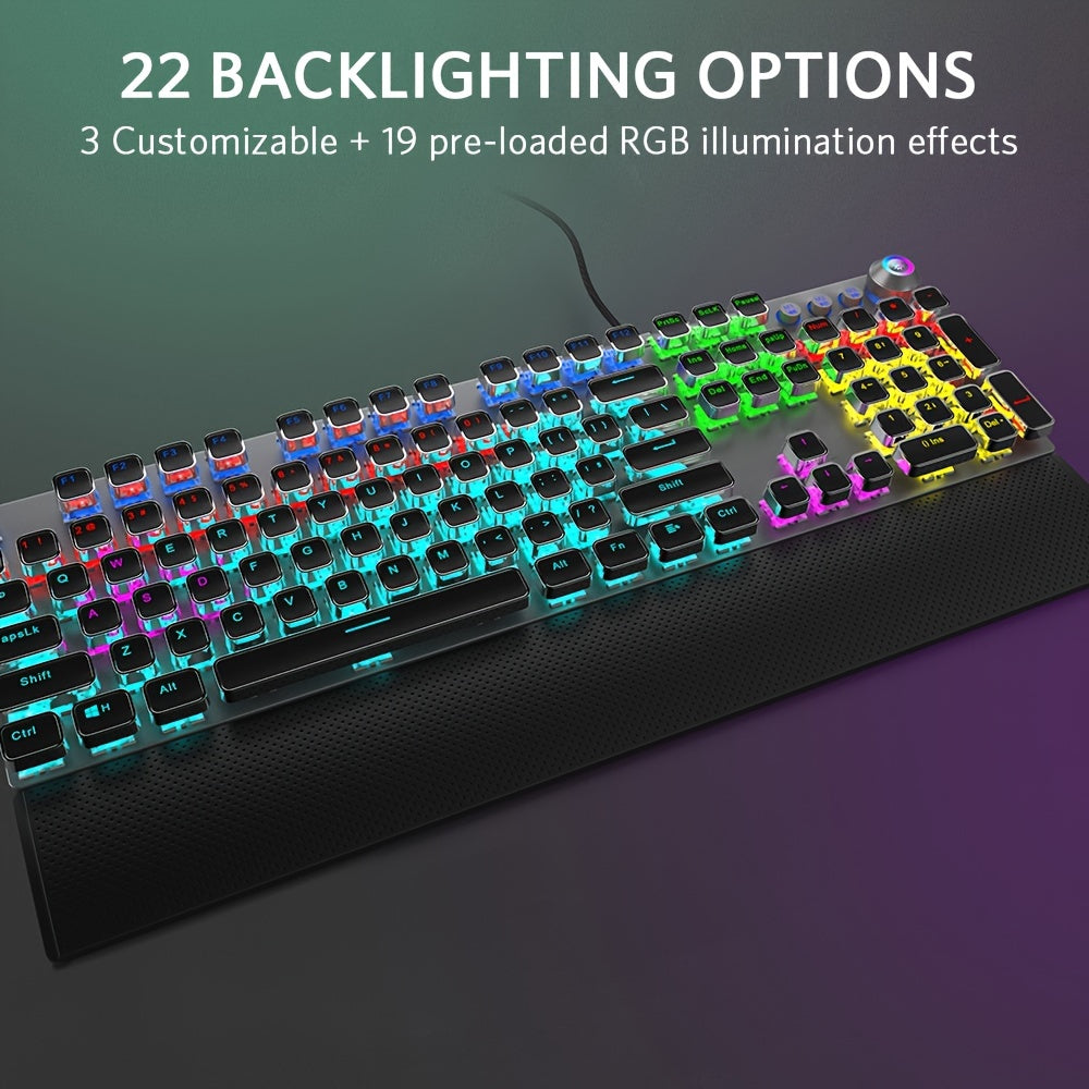 LED Rainbow Gaming Keyboard Backlit USB (Assorted Styles)