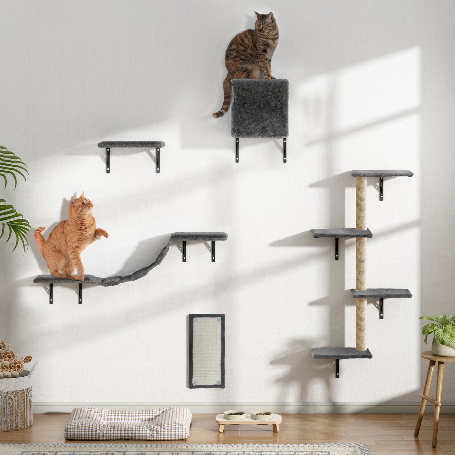 Cat Wall Mounted Cat Climber System (5 Pcs.)