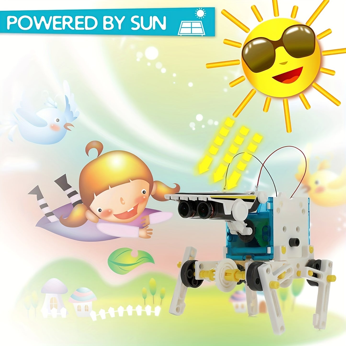 STEM 13 In 1 Solar-Powered Robot Kit