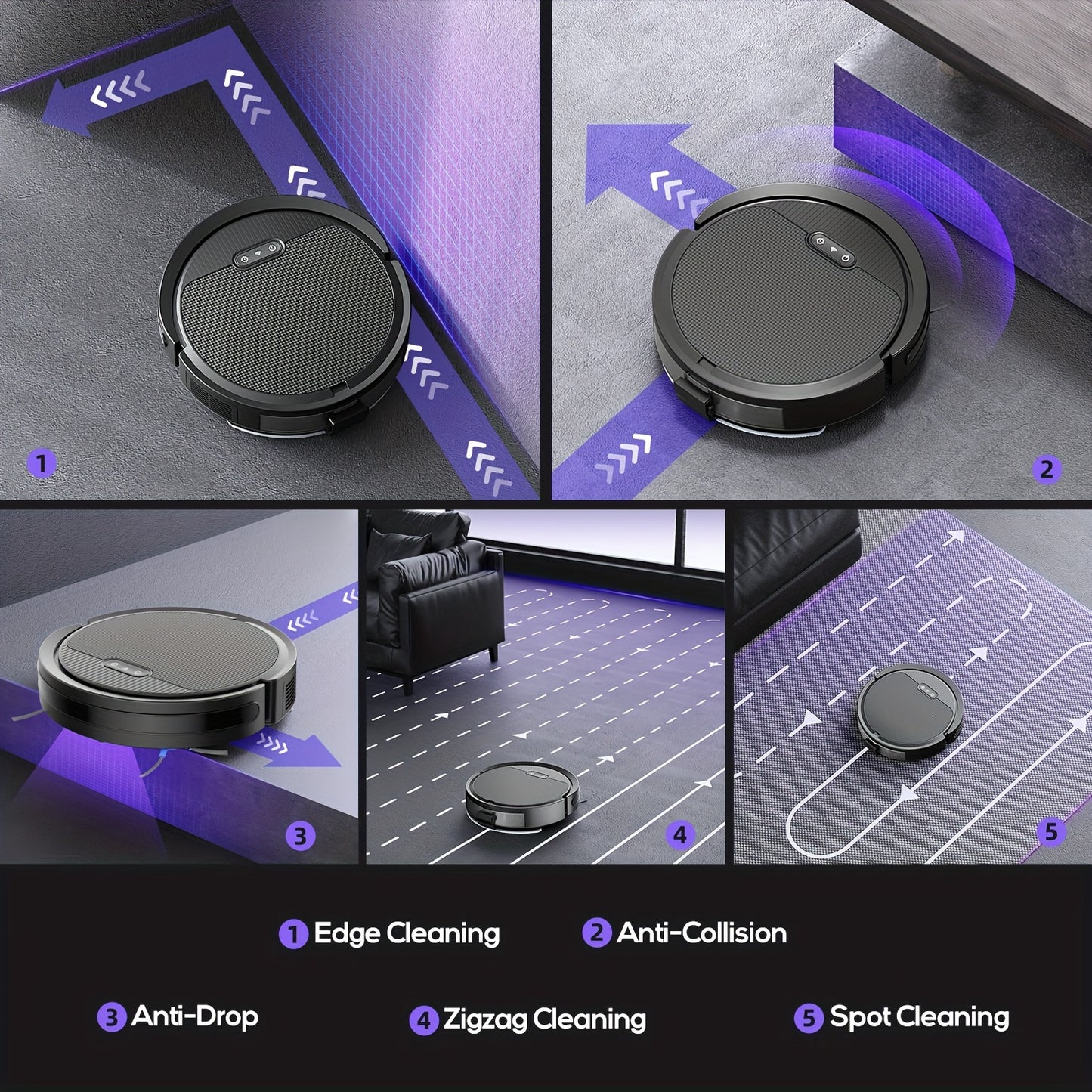 Combo Robot Vacuum And Mop Unit