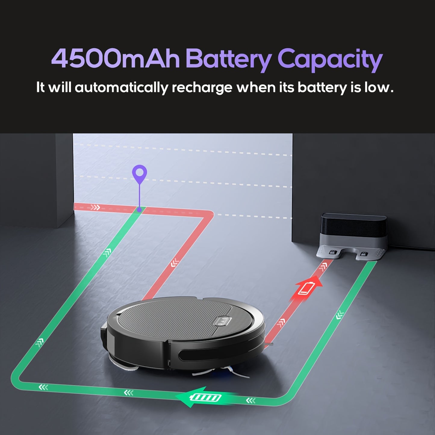 Combo Robot Vacuum And Mop Unit