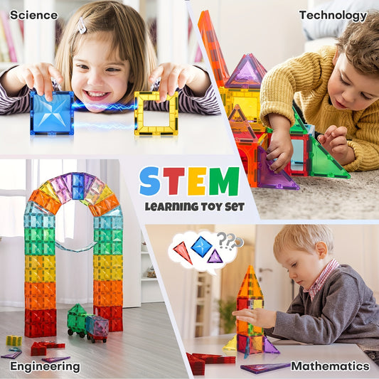 Deluxe 3D Magnetic Tiles STEM (Assorted Options)