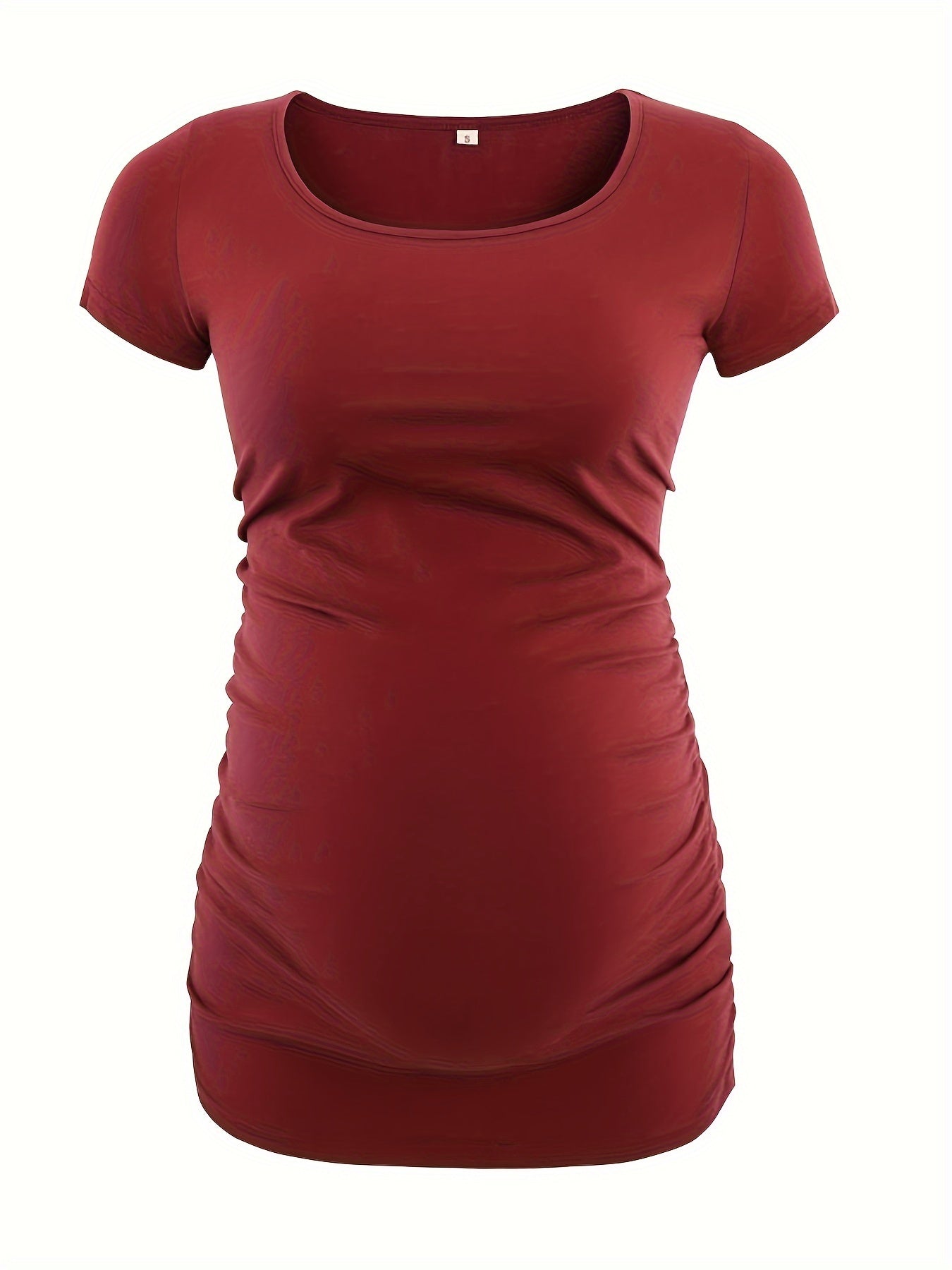 Classic Side Scrunched T-Shirt Top (Assorted Options)