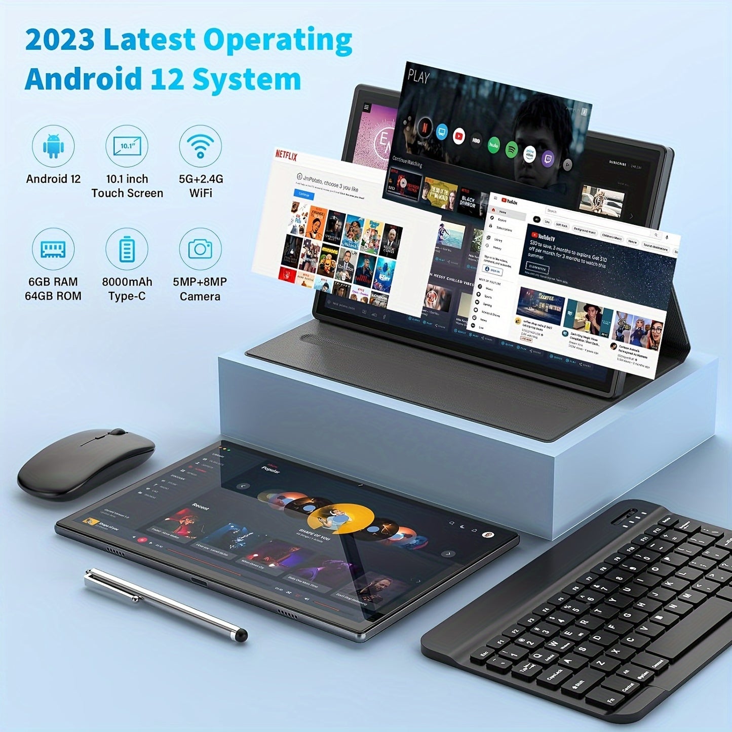 Smart Tablet 2 in 1 With Must Have Accessories