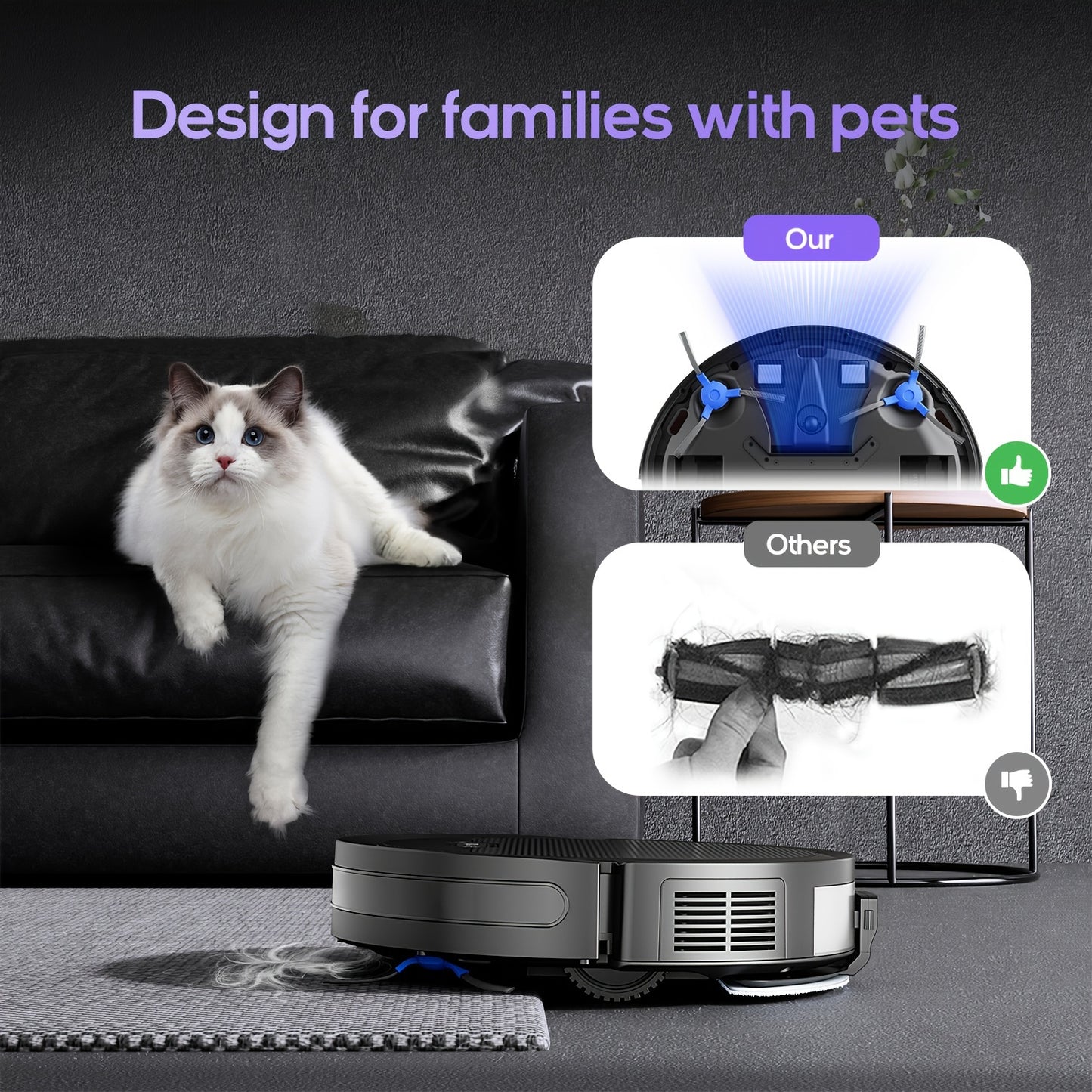 Combo Robot Vacuum And Mop Unit