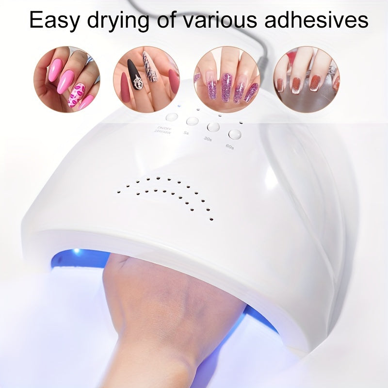 USB Nail Dryer For Gel Polish Acrylic Nails (White)