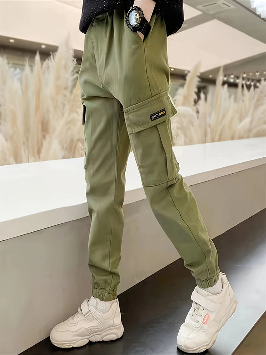 Casual Flap Pockets Cargo Pants (Assorted Options)