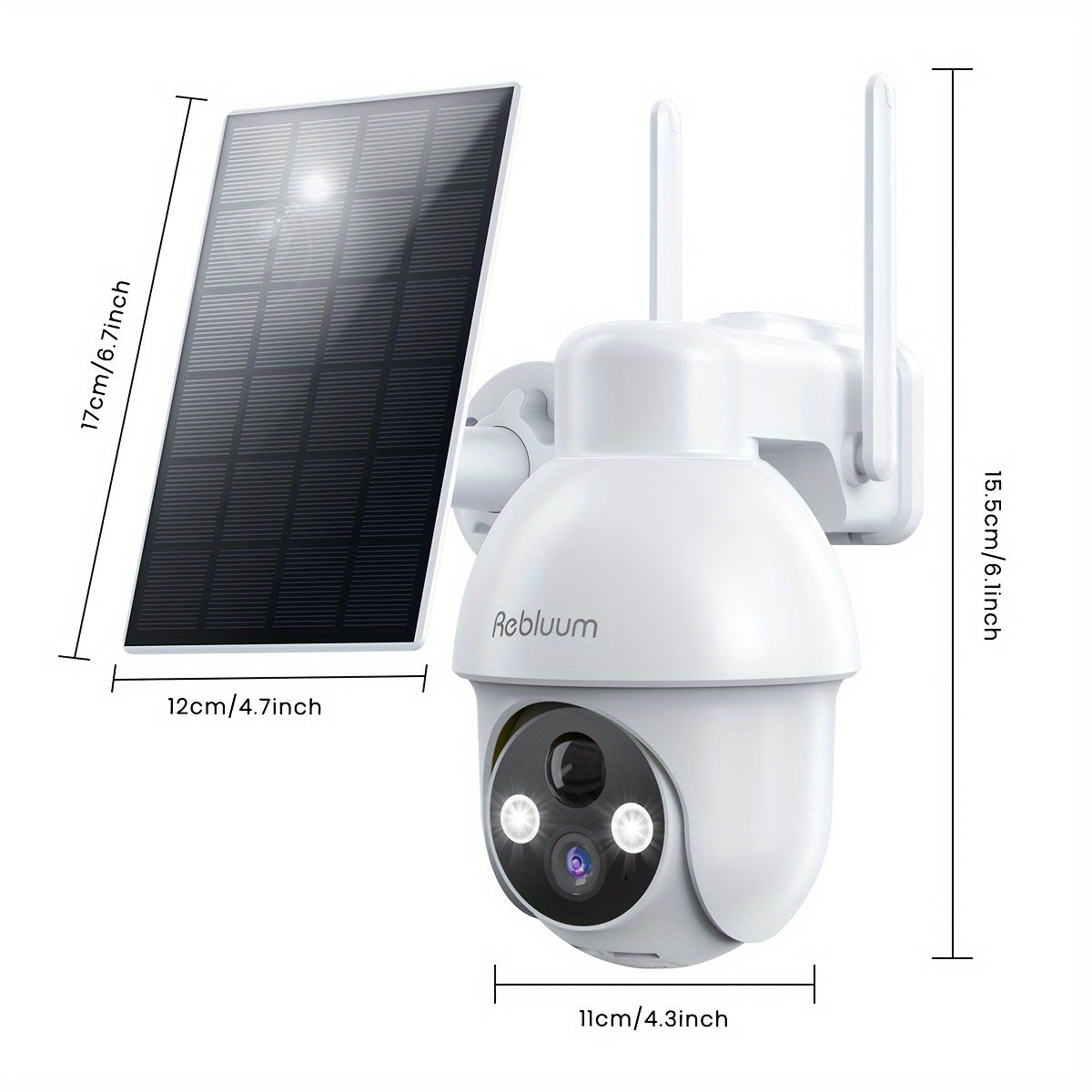 Solar Wireless Outdoor Security Camera System