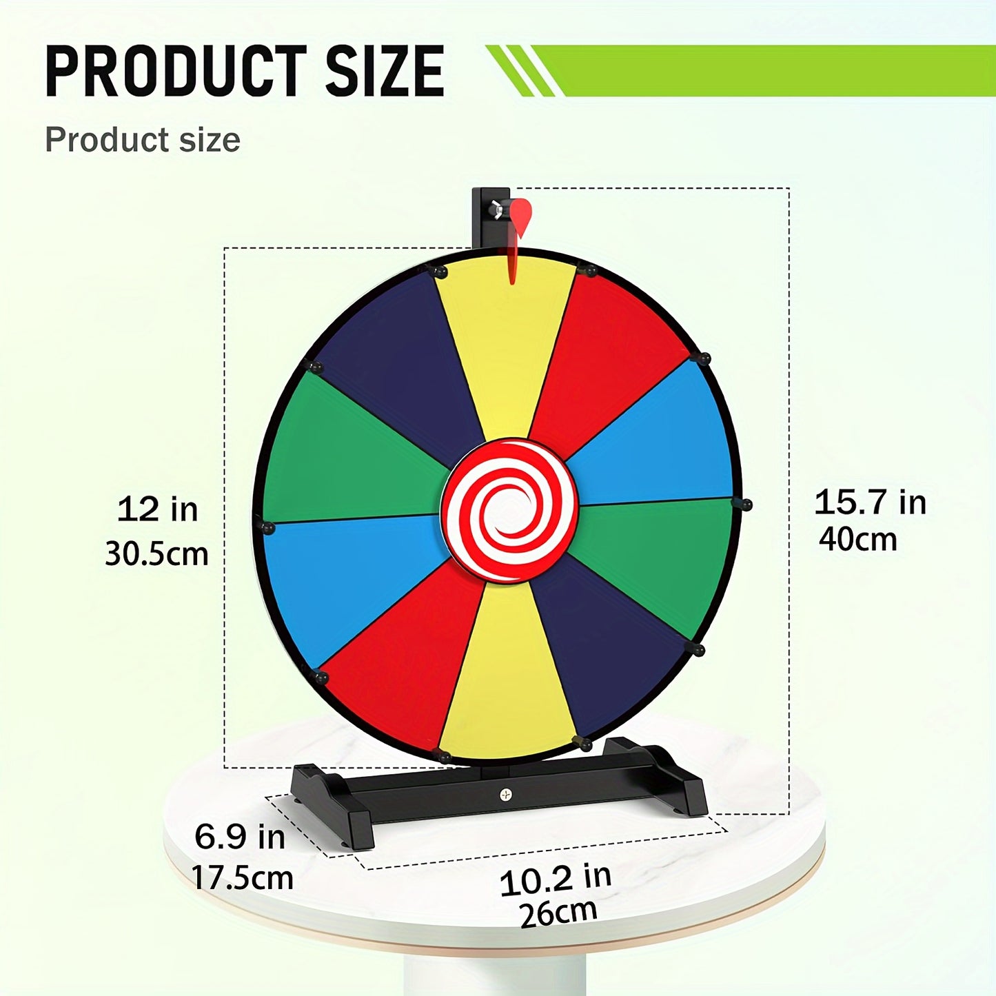 Spinning Prize Wheel Heavy Duty Base