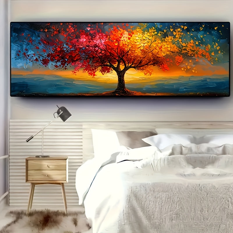 Large Abstract Tree of Life Canvas Print (No Frame)