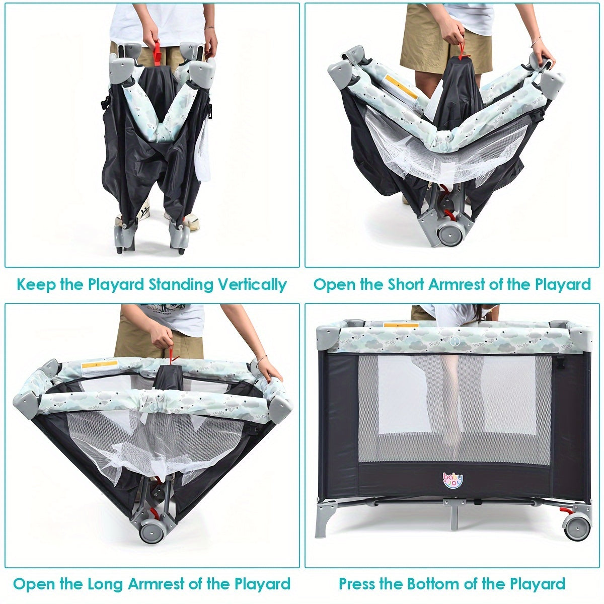 Portable Playpen With Changing Station