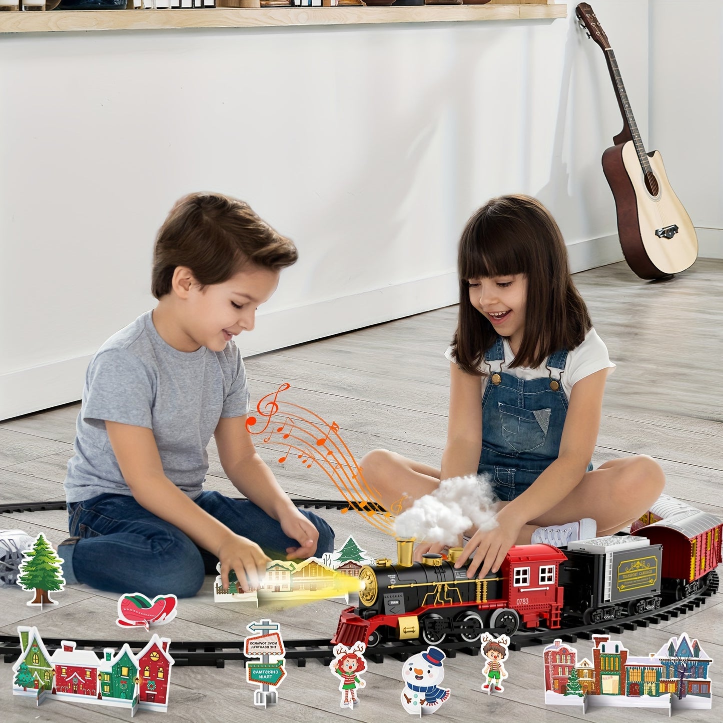 Electric Train Set for Kids