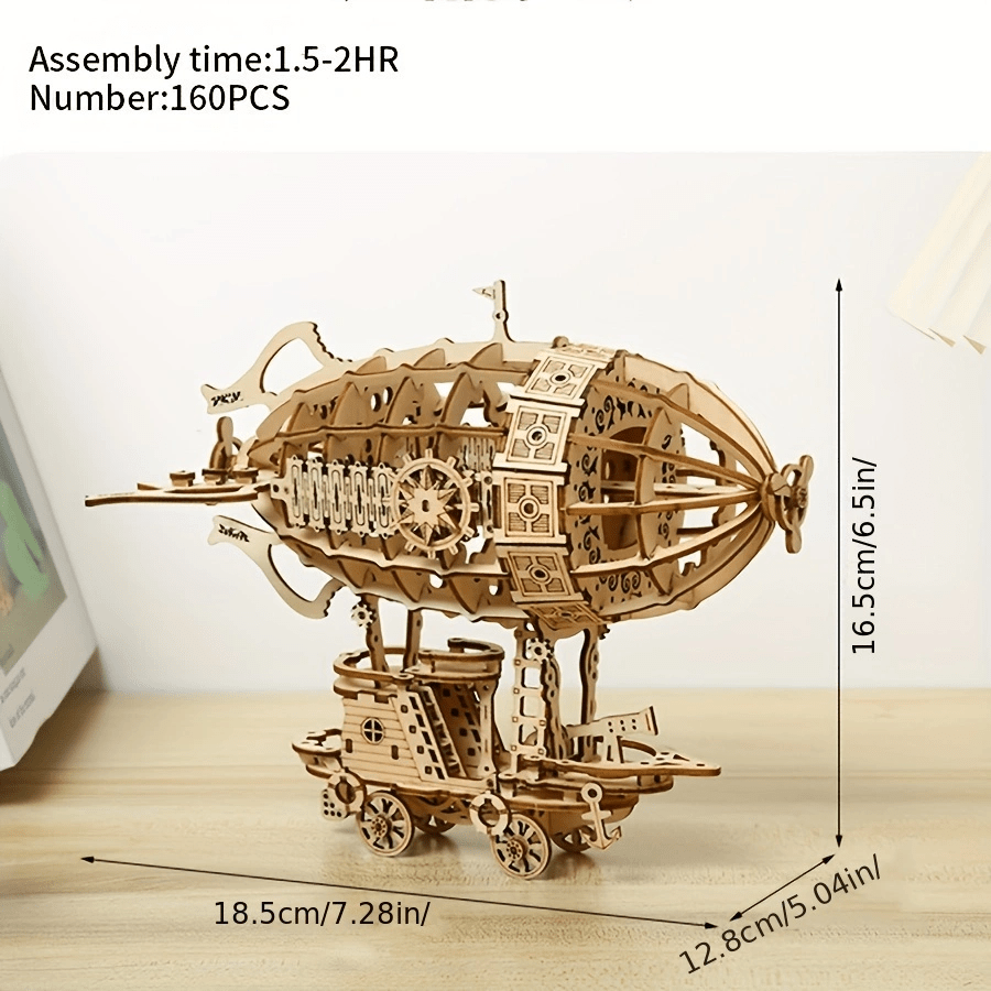 3D Wooden Puzzle Airship Model kit