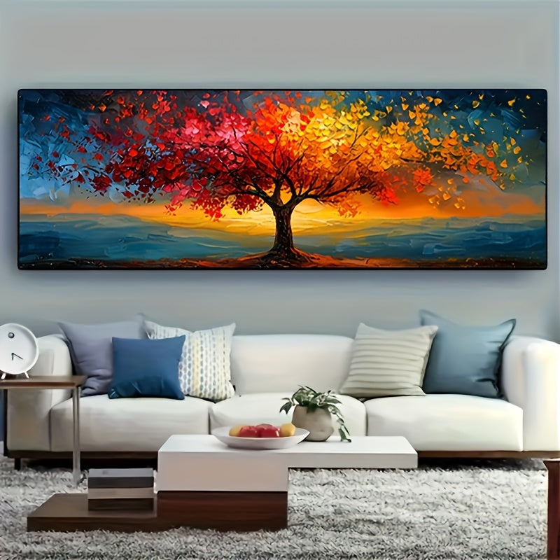 Large Abstract Tree of Life Canvas Print (No Frame)