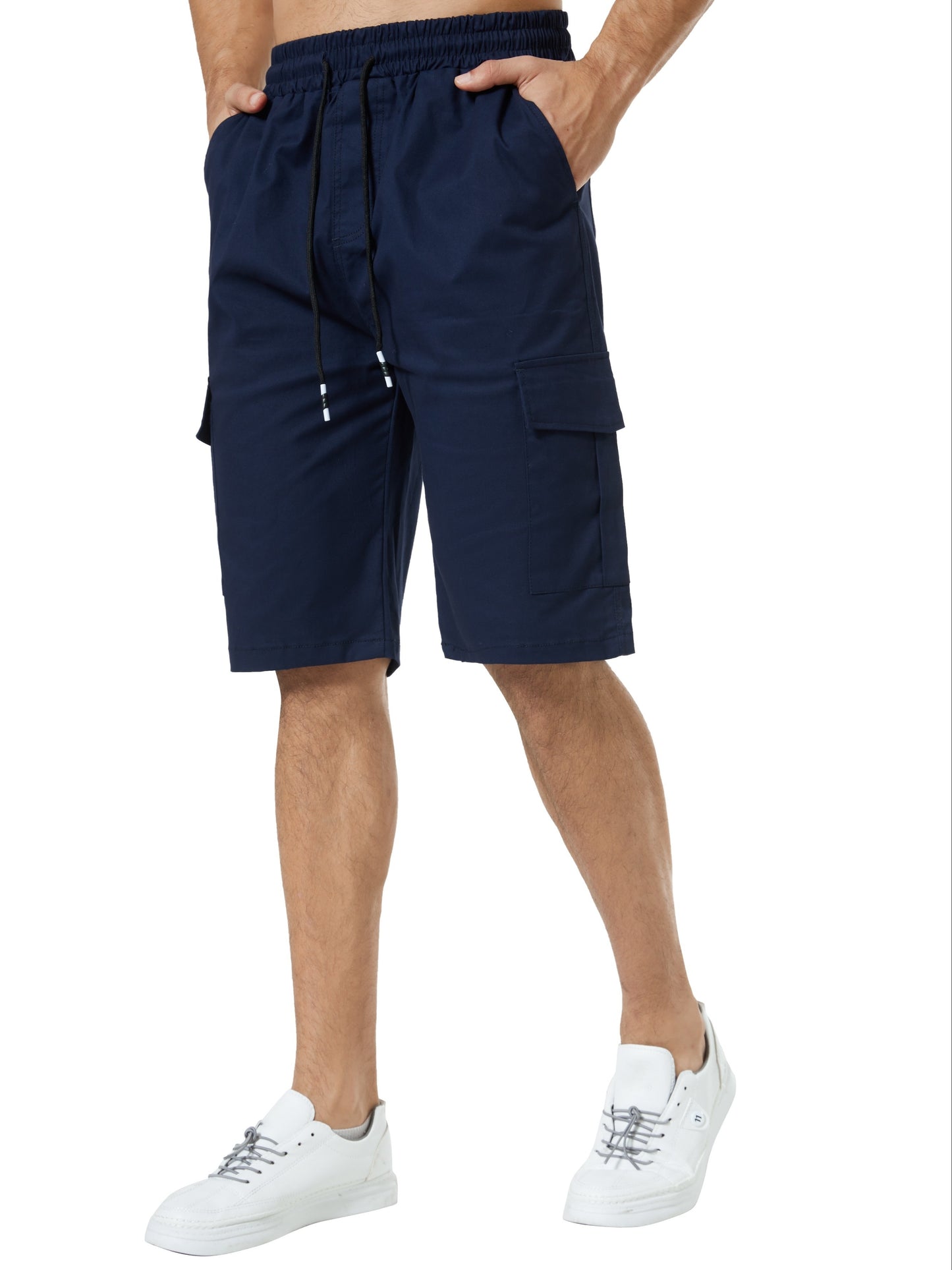 Cargo Shorts Flap Pockets Drawstring (3pcs)