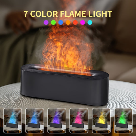 Simulation Flame Light Humidifier & Aromatherapy Diffuser