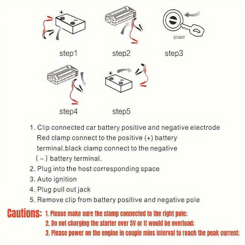 Portable Battery Starter Pack (Assorted Options)